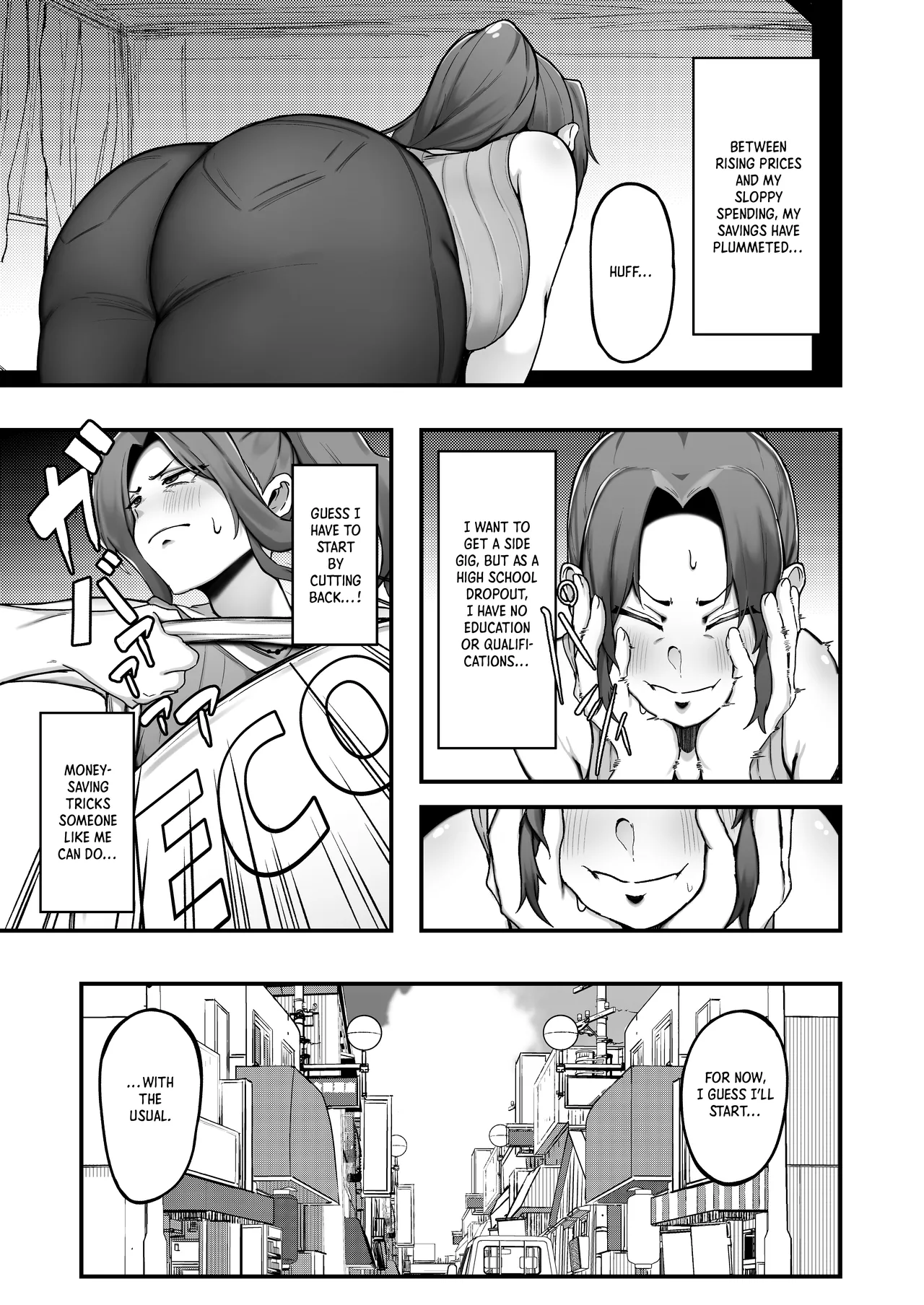 Hentai Manga Comic-Single Mother Aoki-san's Budgeting Hacks-Read-4